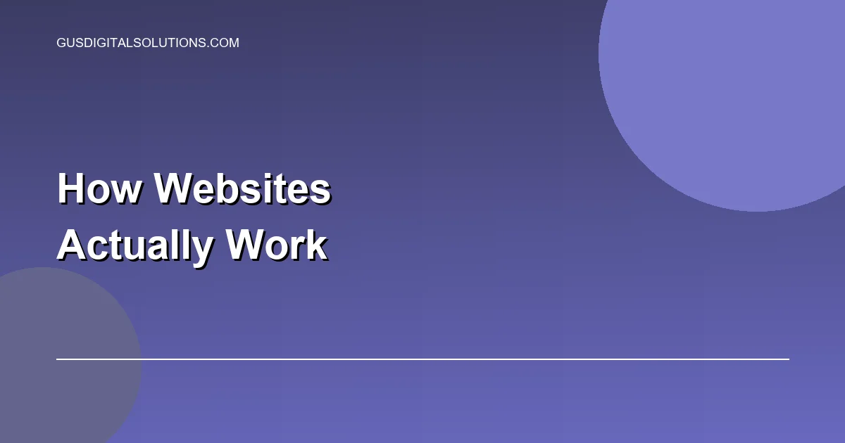 Understanding How Websites Work: A Non-Technical Guide