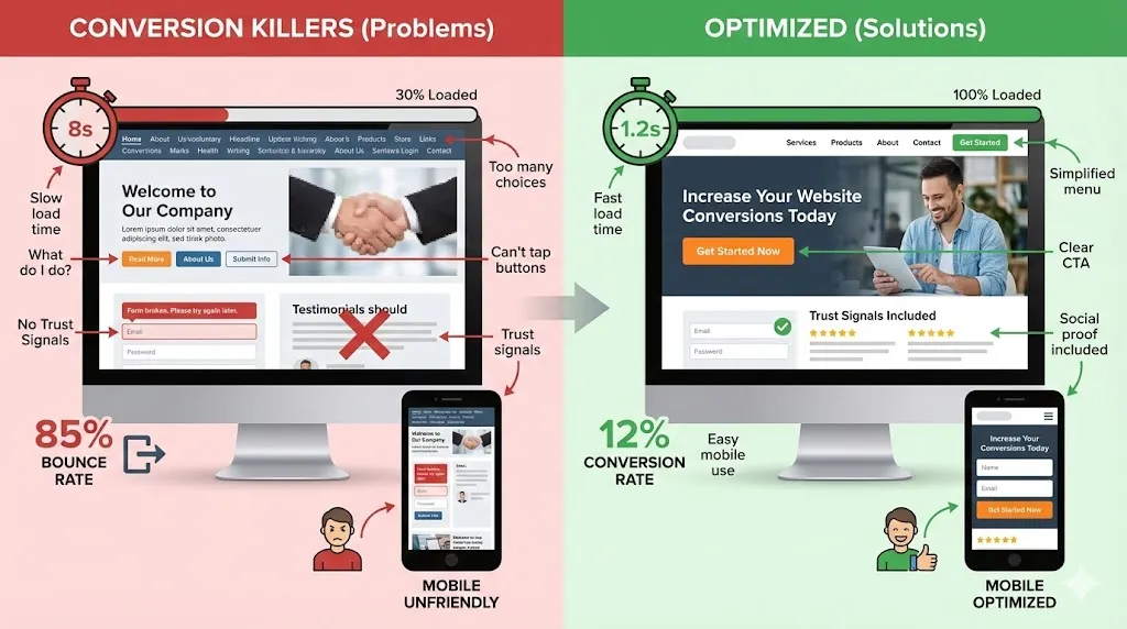 Website Traffic Without Sales